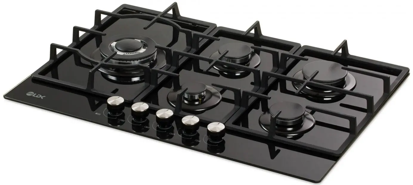Plita de gaz incorporabila LDK Granada WOK JZ5BK75 (Black) - 3