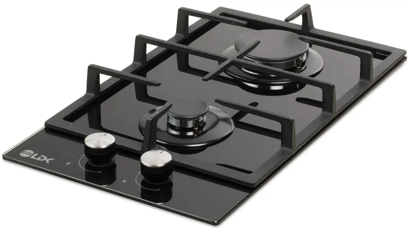 Встраиваемая газовая варочная панель LDK Linares JZ2BK30 (Black) - 2