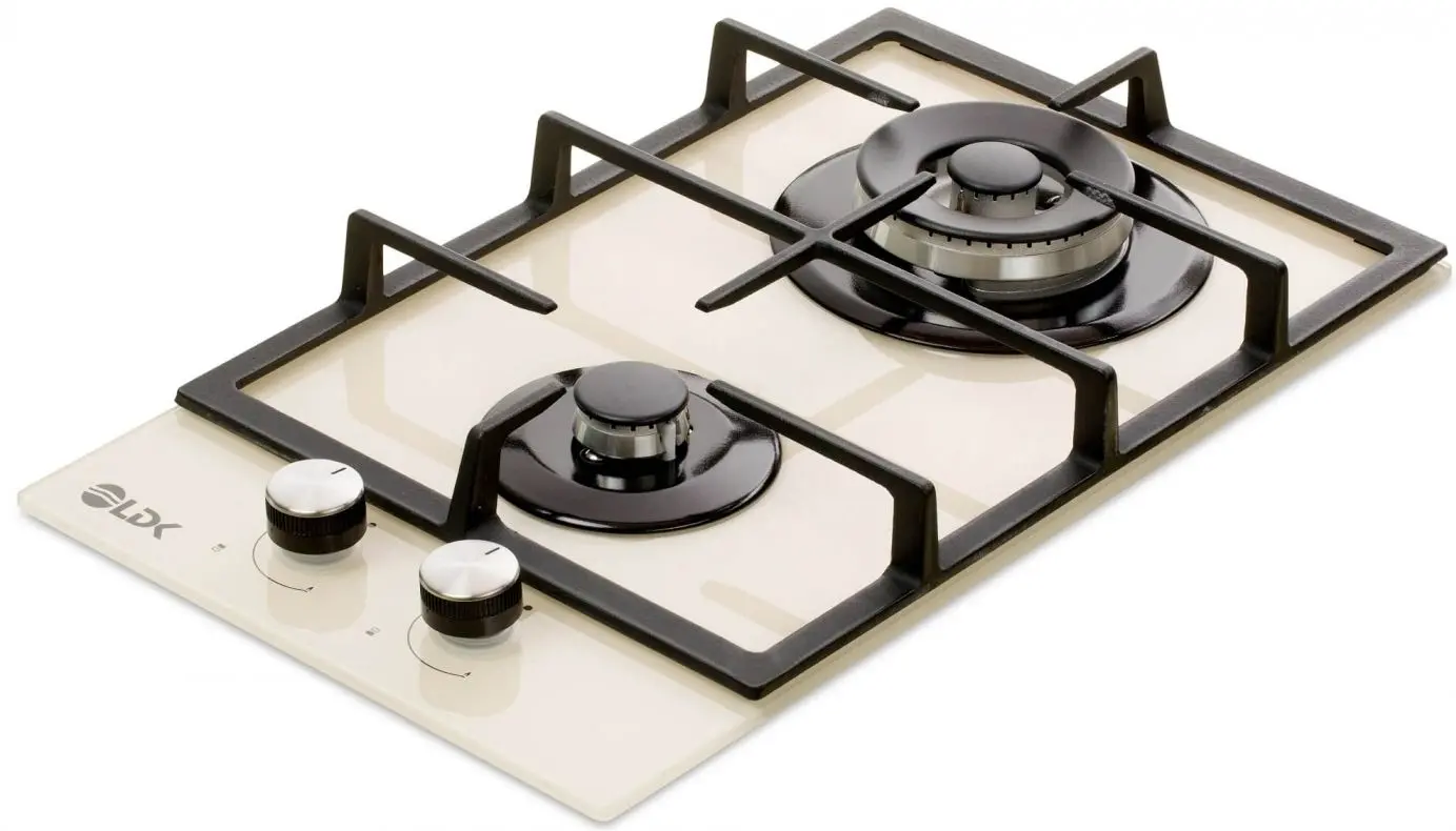 Встраиваемая газовая варочная панель LDK Linares WOK JZ2BEIGE30 (Beige) - 2