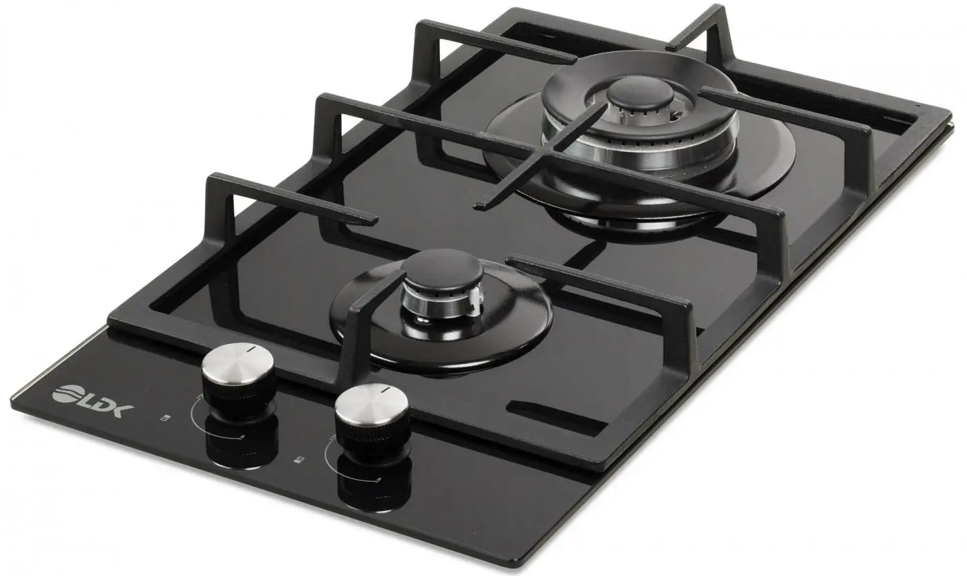 Встраиваемая газовая варочная панель LDK Linares WOK JZ2BK30 (Black) - 2
