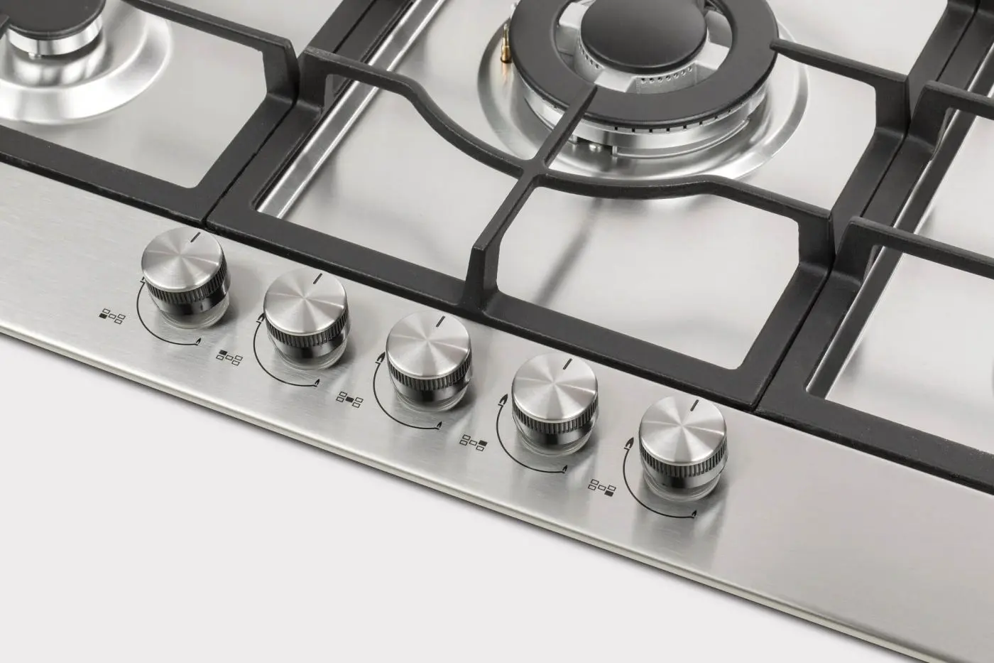 Встраиваемая газовая варочная панель LDK Marbella WOK JZ5IX90 (Inox) - 3