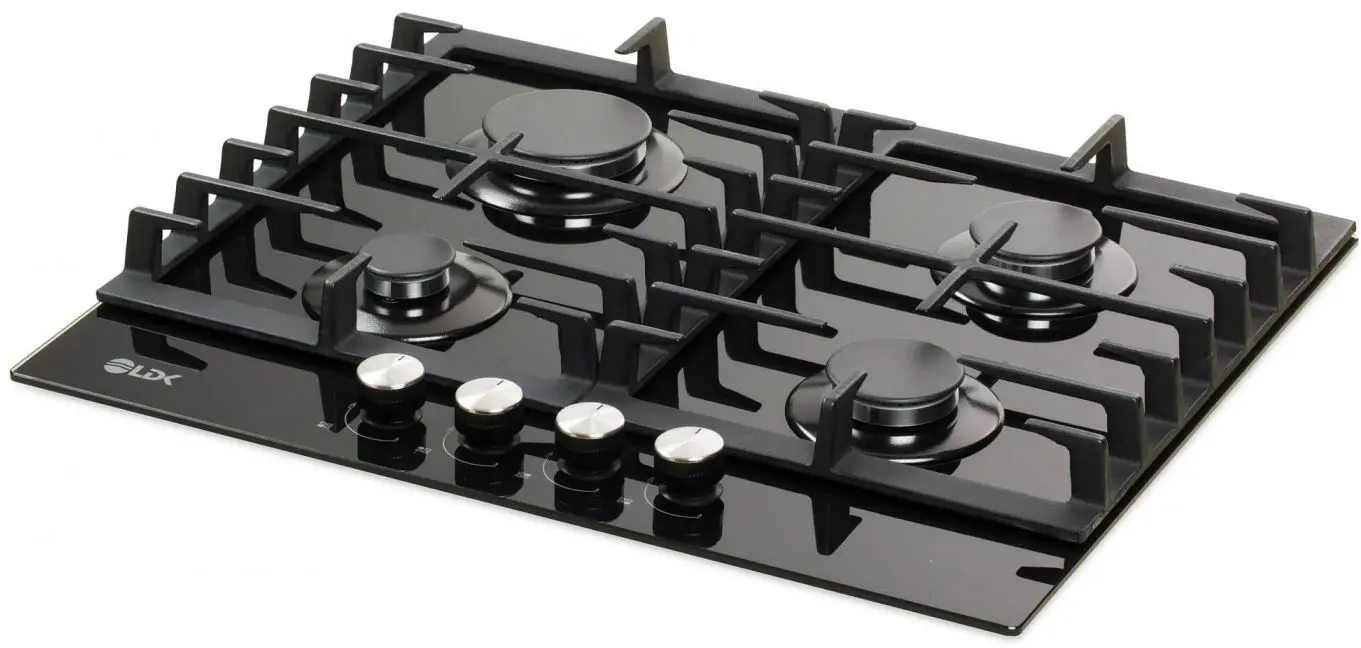 Встраиваемая газовая варочная панель LDK Toledo JZ4BK60 (Black) - 2