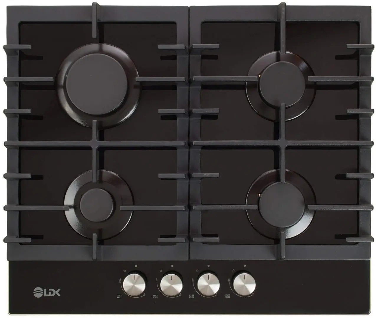 Встраиваемая газовая варочная панель LDK Toledo JZ4BK60 (Black)
