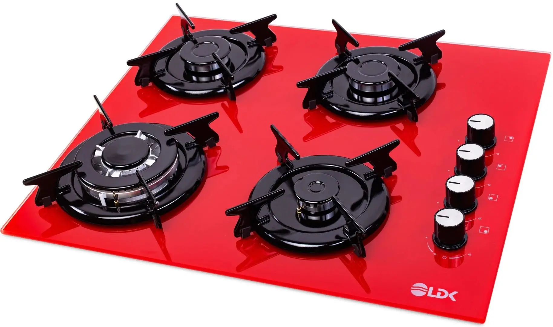 Встраиваемая варочная газовая панель LDK YD640VE40K (Red) - 3