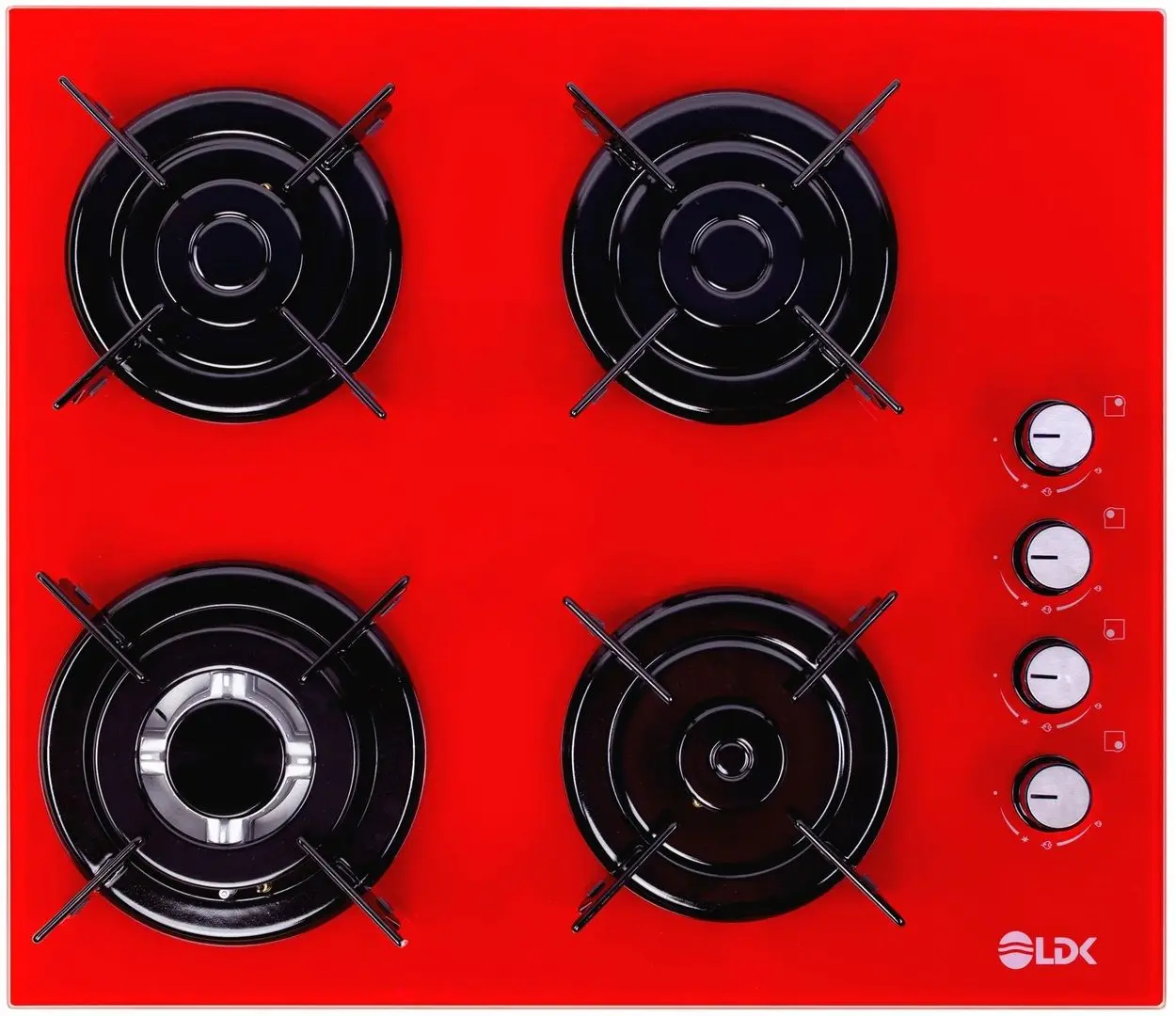 Встраиваемая варочная газовая панель LDK YD640VE40K (Red)