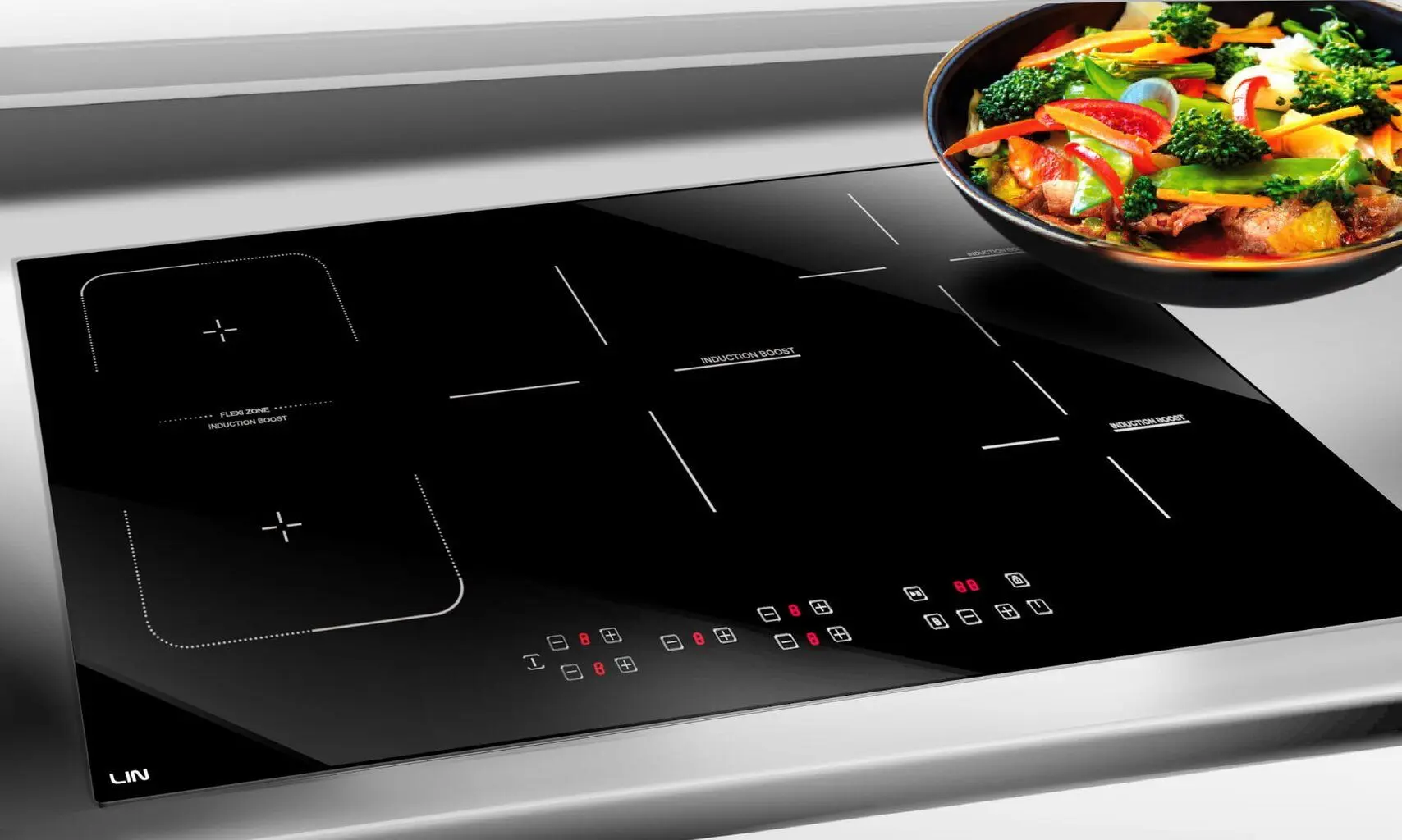 Plita incorporabila cu inductie Lin Li-B57235 (Black)