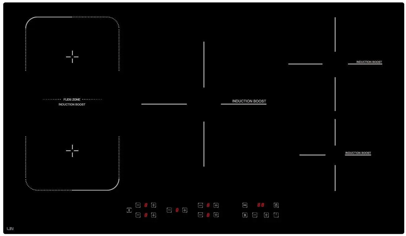 Plita incorporabila cu inductie Lin Li-B57235 (Black)