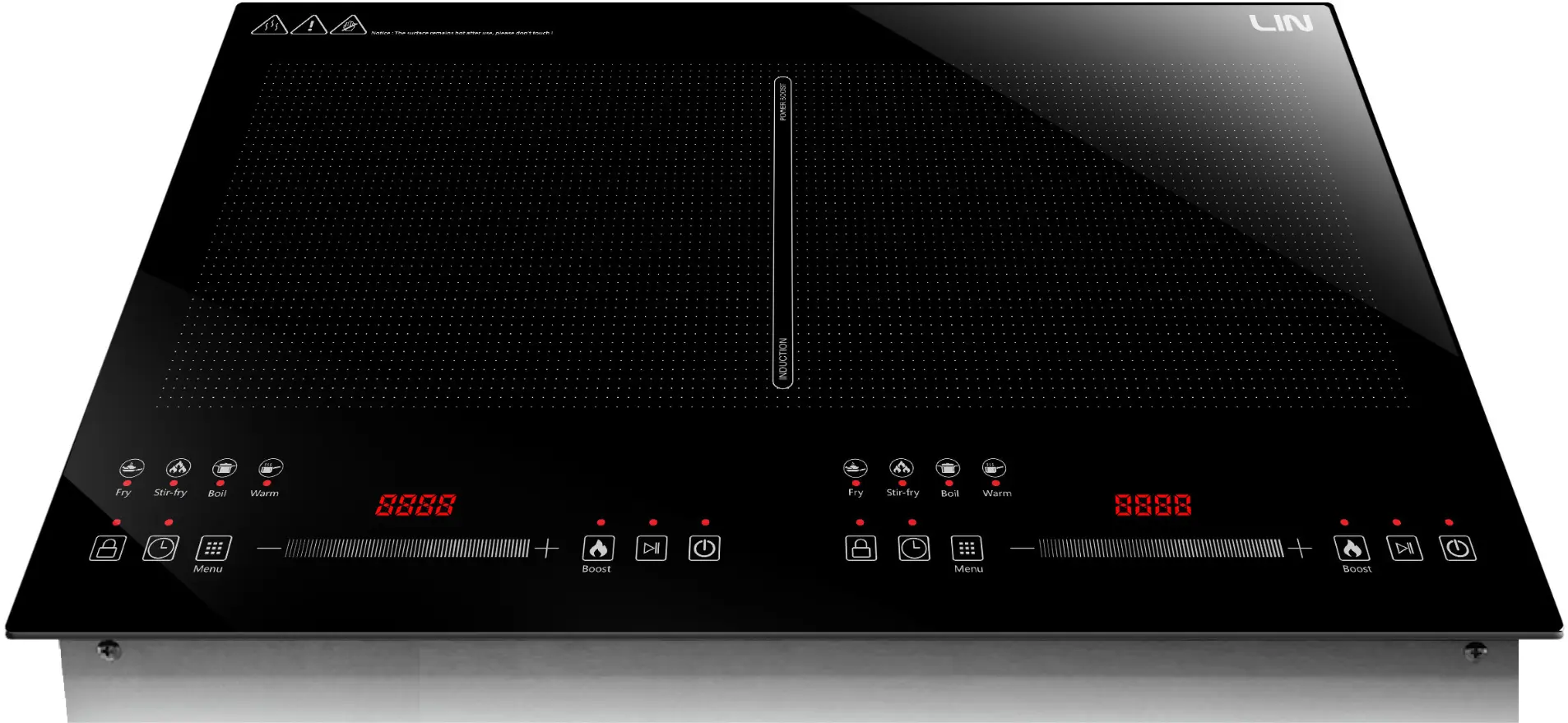 Встраиваемая индукционная варочная панель LIN LI2H-179 (Black) - 5