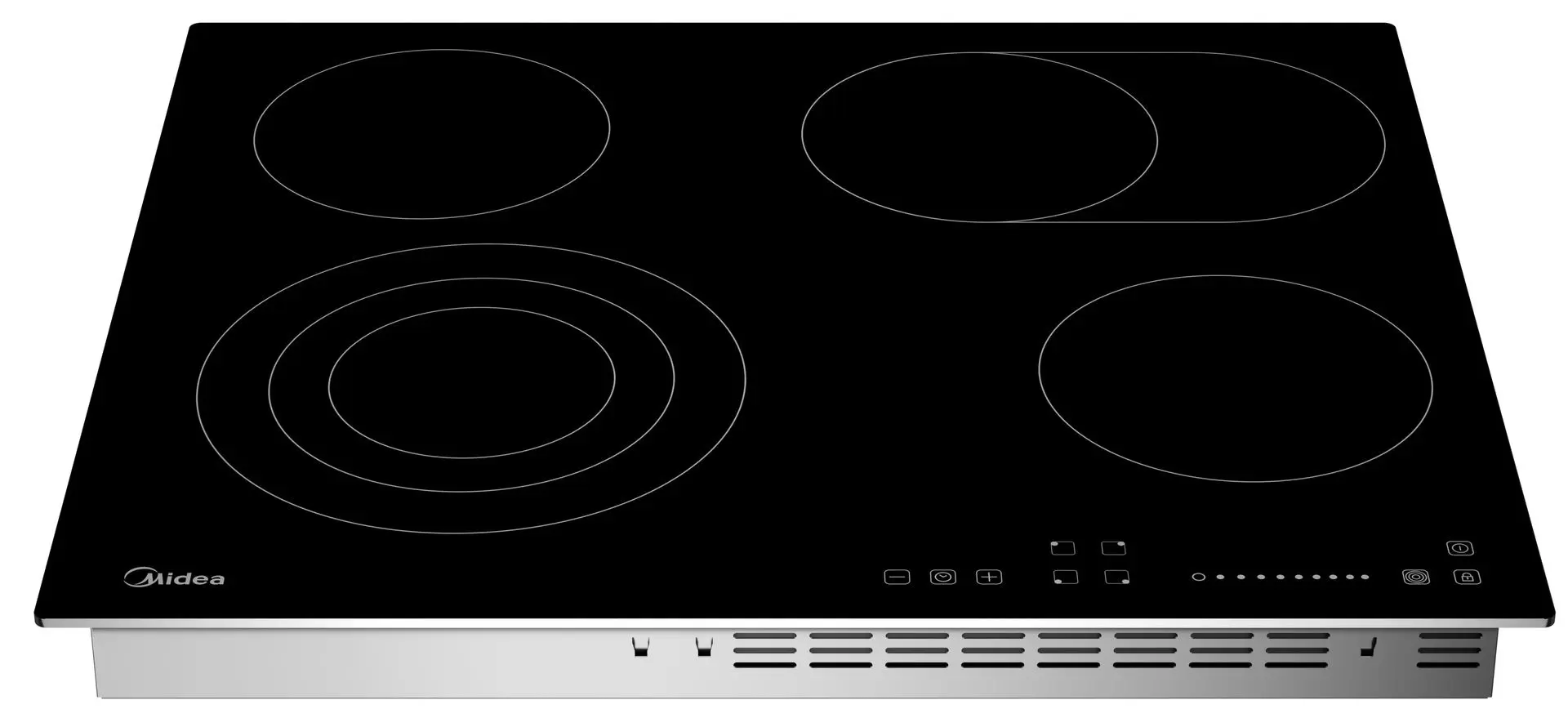 Встраиваемая электрическая варочная панель Midea MC-HF672B (Black)
