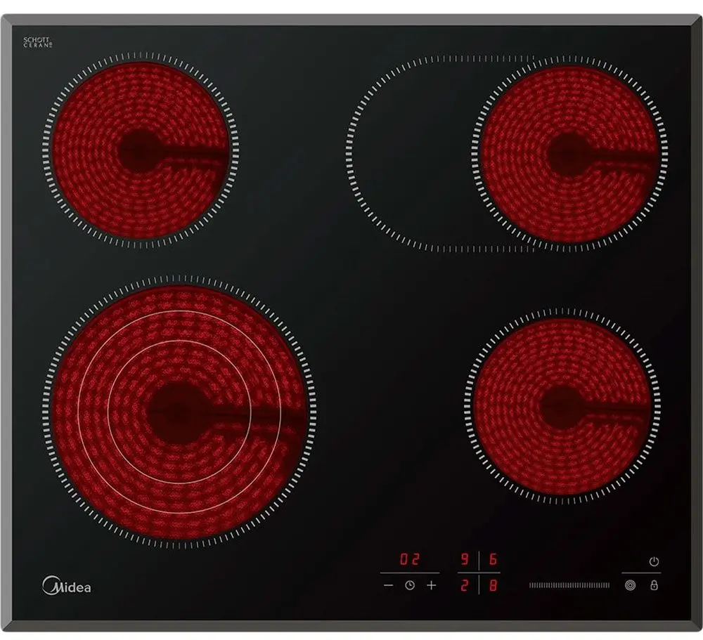 Встраиваемая электрическая варочная панель Midea MC-HF672B (Black)