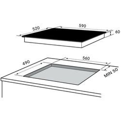 Plita incorporabila cu inductie Midea MIH 616AC (Black) Thumb