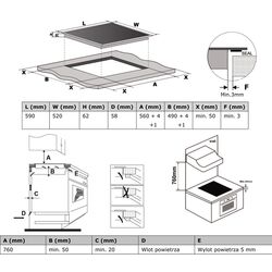 Plita incorporabila cu inductie Midea MIH 654A (Black) Thumb