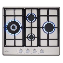 Встраиваемая варочная газовая панель Midea MG697TX (Inox) Thumb
