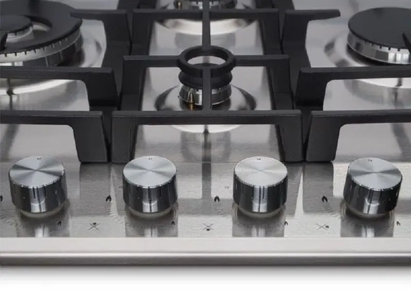 Встраиваемая варочная газовая панель Midea MG697TX (Inox)