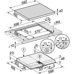 Plita electrica incorporabila Miele KM 6520 FL (Black) Thumb