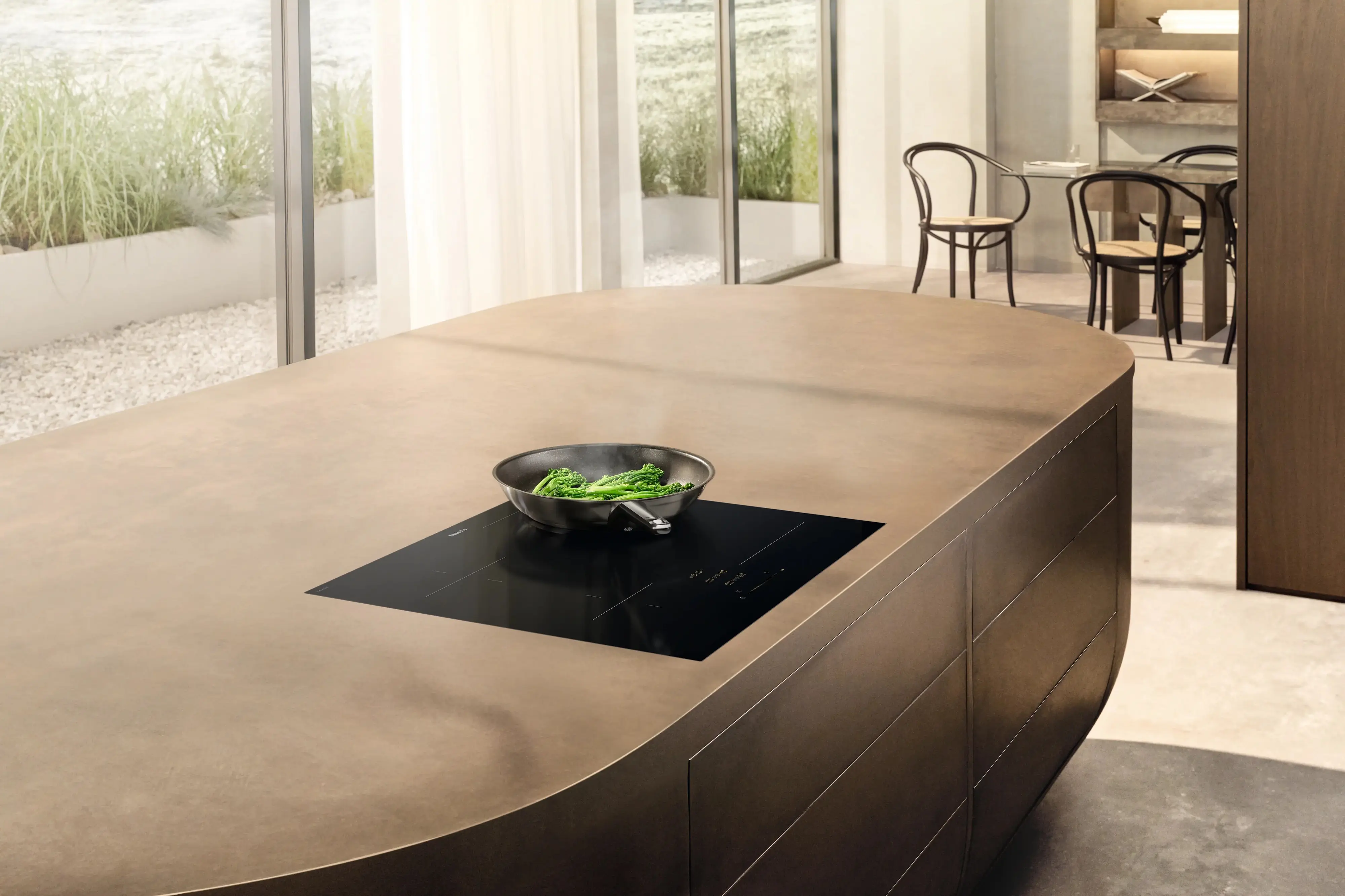 Встраиваемая индукционная варочная панель Miele KM 8462 FL (Black) - 4