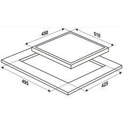 Встраиваемая индукционная варочная панель MPM 45-IM-07 (Black) Thumb