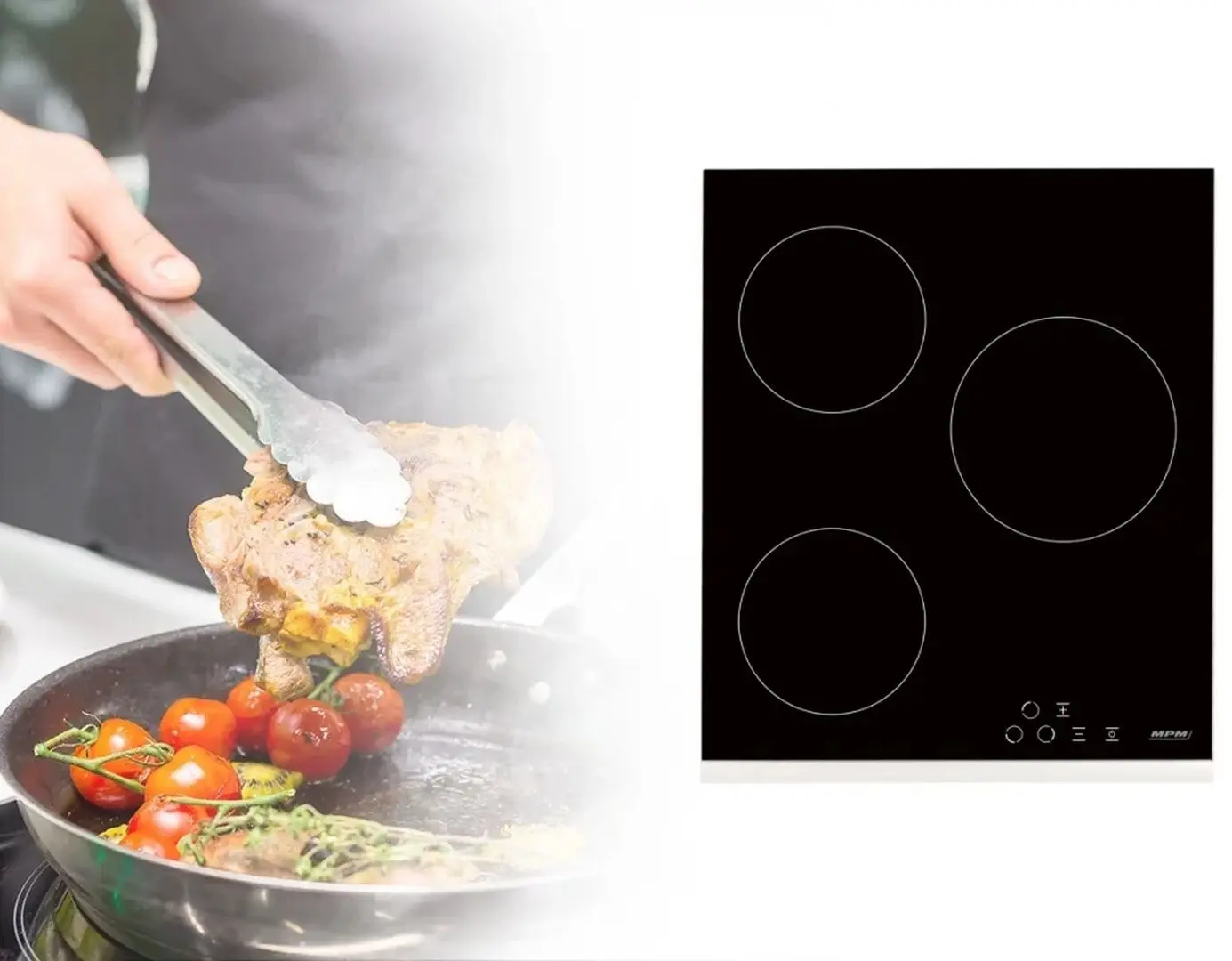 Plita electrica incorporabila MPM MPM-45-VCB-21 (Black)