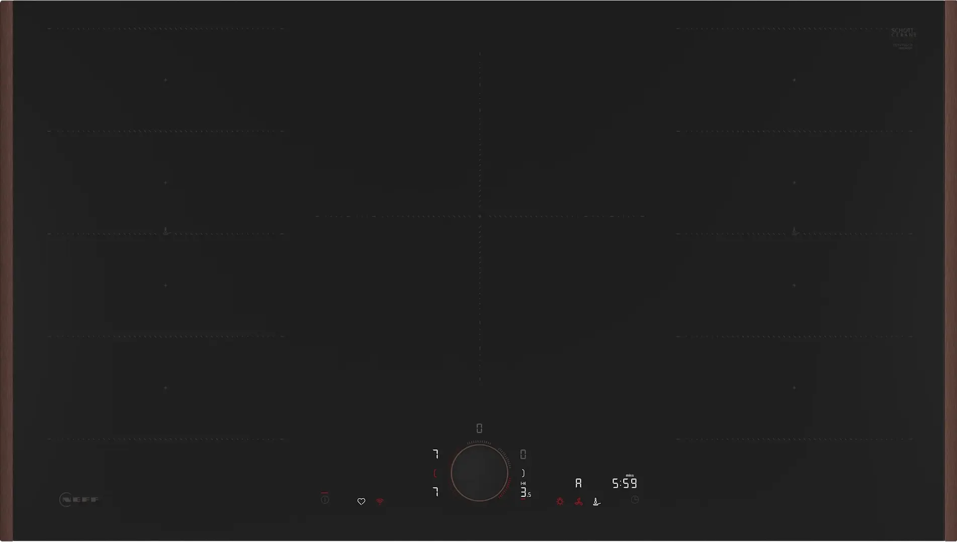 Plita incorporabila cu inductie Neff T69YYV4C0 (Black)