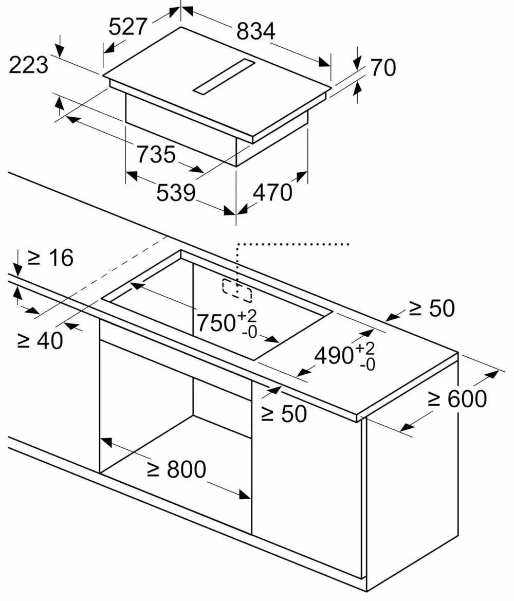 Plita incorporabila cu inductie Neff V68YYX4C0 (Black) - 8