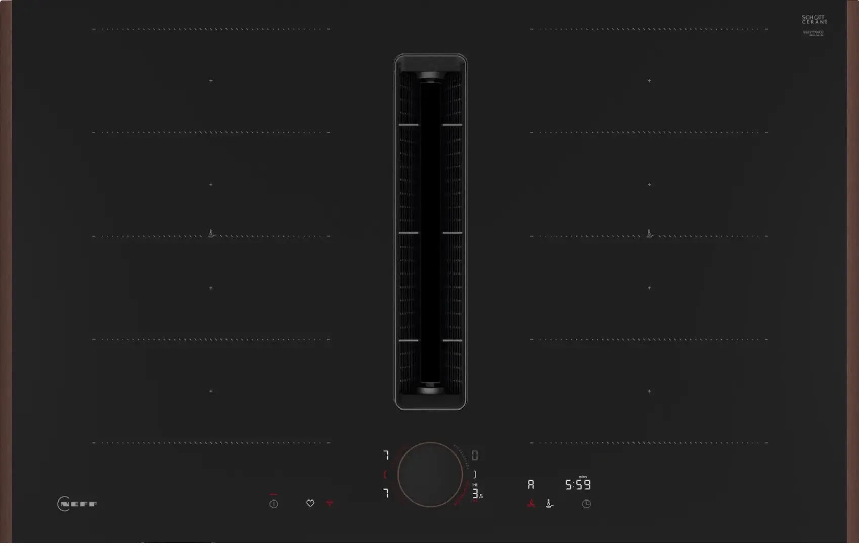 Plita incorporabila cu inductie Neff V68YYX4C0 (Black)