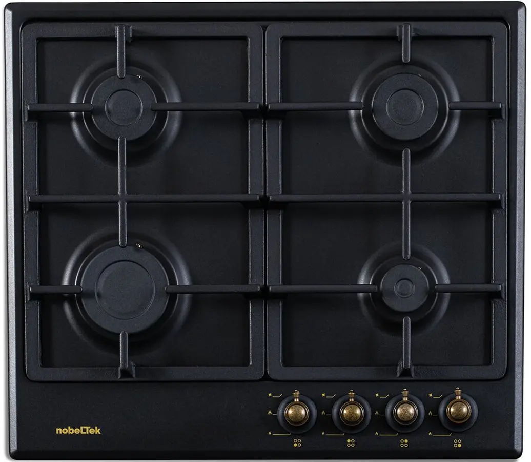 Plita incorporabila pe gaz NobelTek BI NHBG-9744RANT (Anthracite)