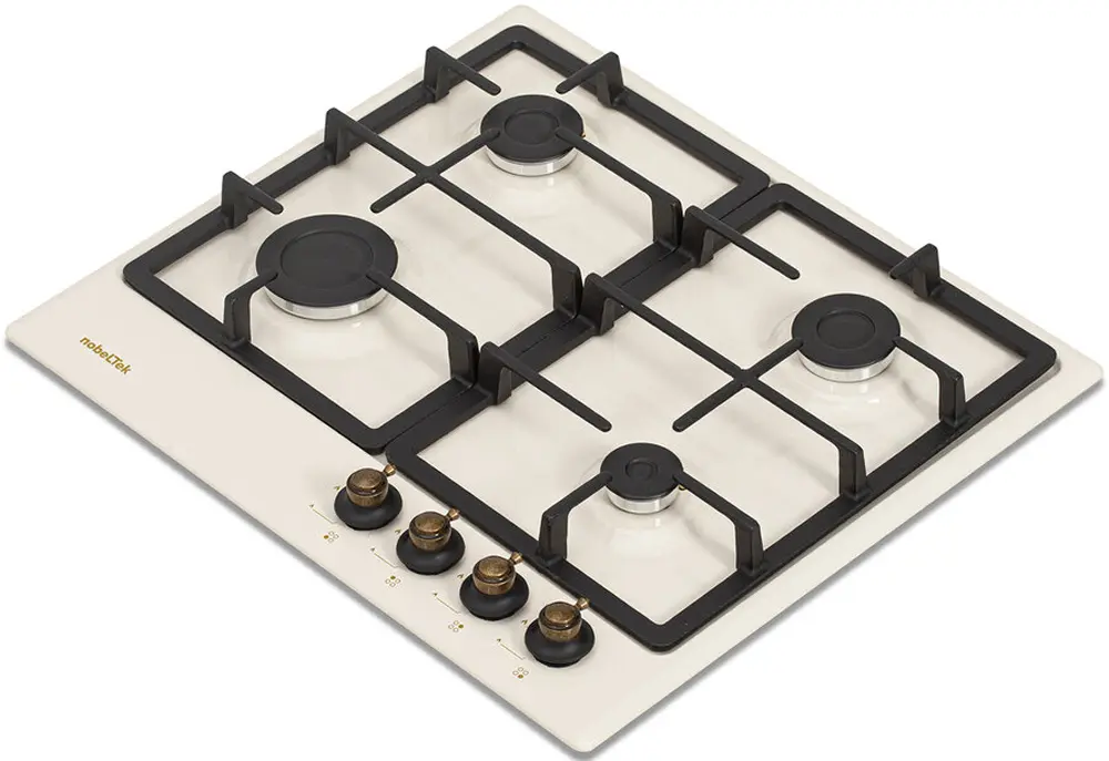 Plita incorporabila pe gaz NobelTek BI NHBG-9746RBJ (Cream)
