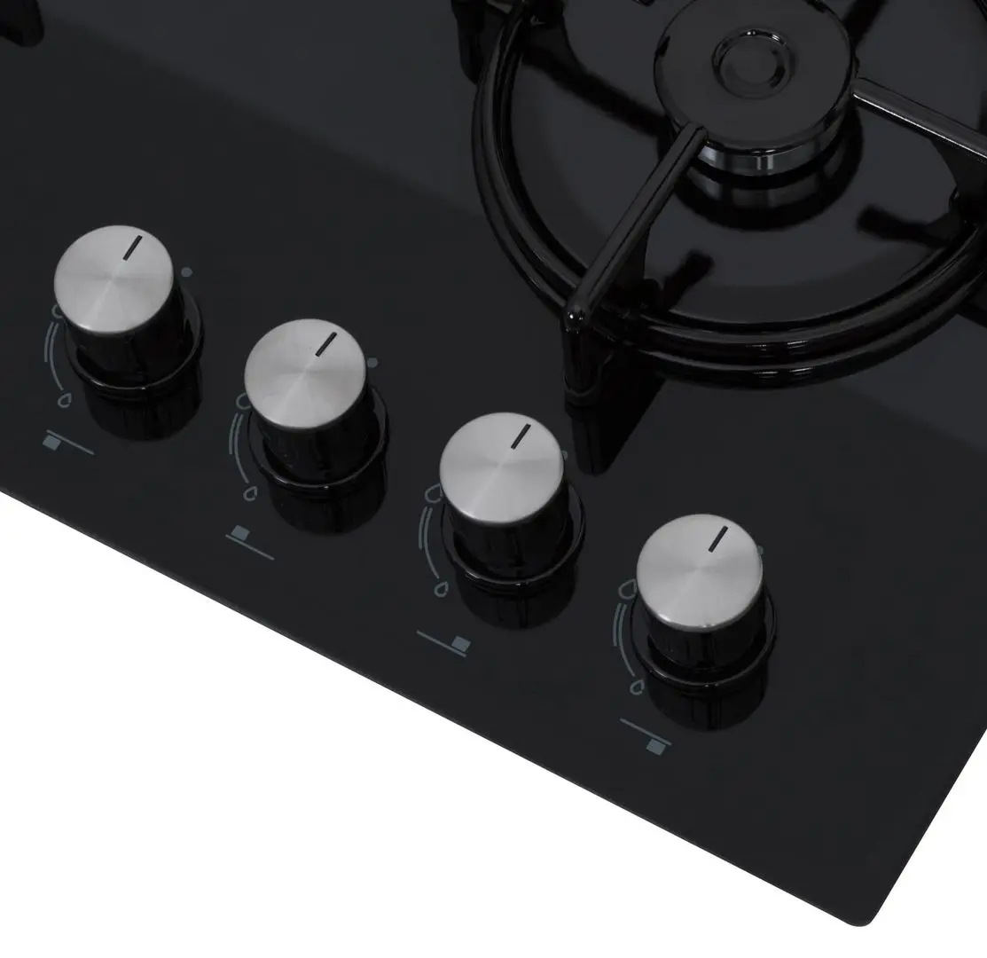 Встраиваемая газовая варочная панель NobeLTek NHBG-6400BK (Black)