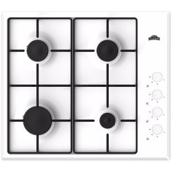 Встраиваемая газовая варочная панель Nuova Cucina PG60WHSTAR (White)