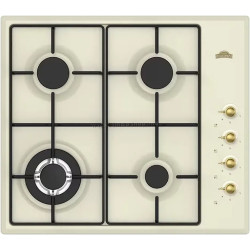 Встраиваемая газовая варочная панель Nuova Cucina Retro PG60BGRETROSTAR (Cream)