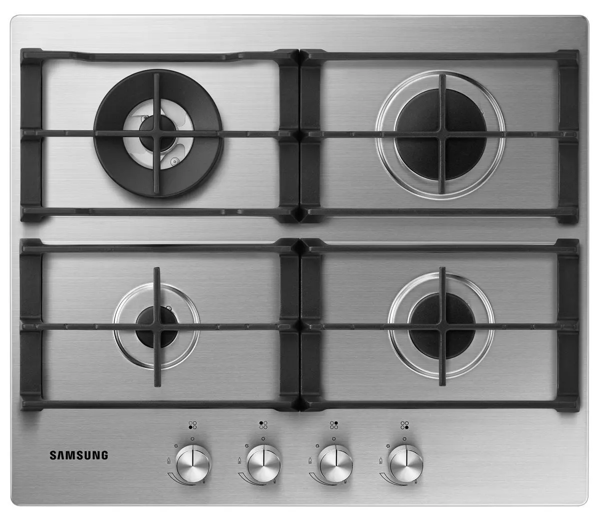 Встраиваемая варочная газовая панель Samsung NA64H3030AS/WT (Silver) - 2