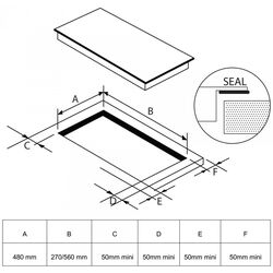 Plita electrica incorporabila Samus PSVE-32BG4 (Black) Thumb