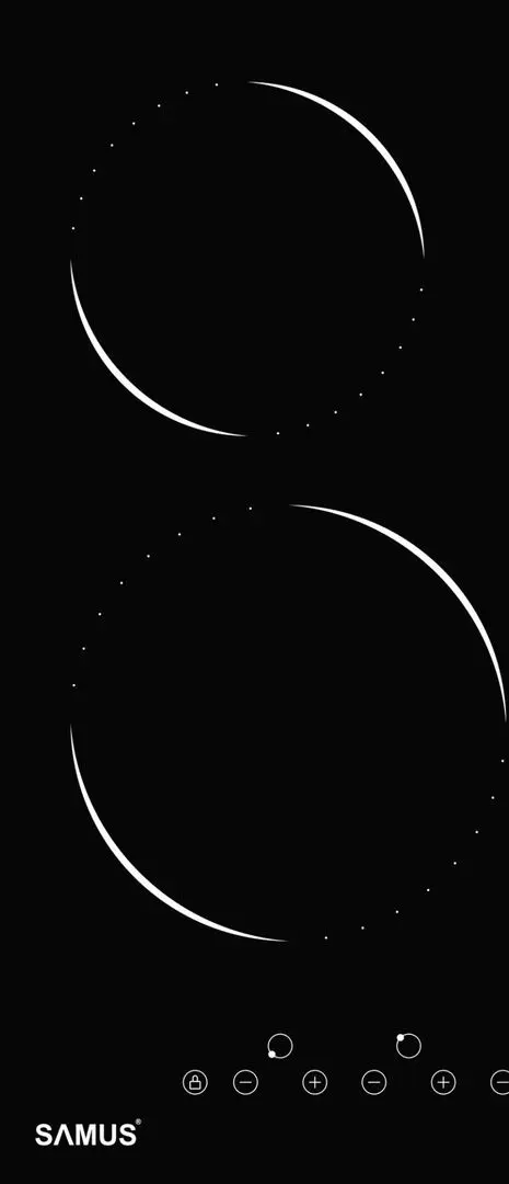 Встраиваемая электрическая варочная панель Samus PSVE-43BG2 (Black)