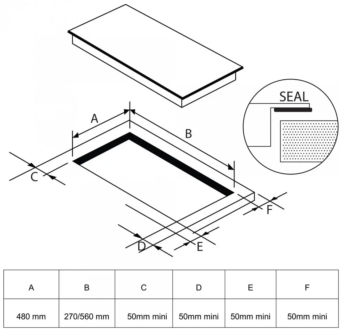 Plita electrica incorporabila Samus PSVE-64BG10 (Black)
