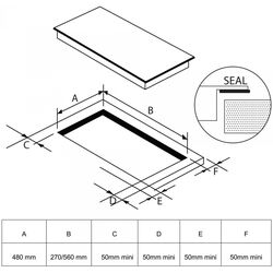 Plita electrica incorporabila Samus PSVE-64BG6 (Black) Thumb