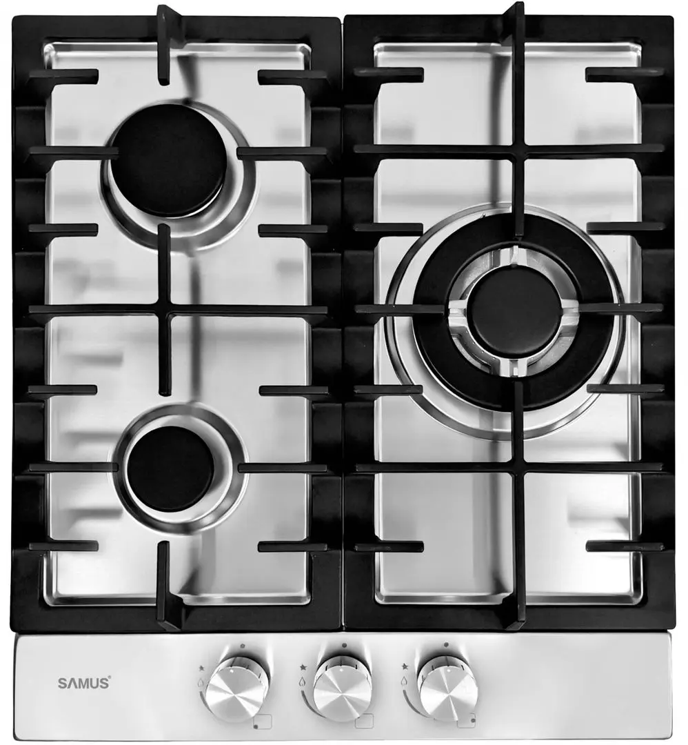 Plita de gaz incorporabila Samus PSG-43SX1 (Inox)