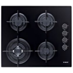 Встраиваемая газовая варочная панель Samus PSG-64SG6 (Black)