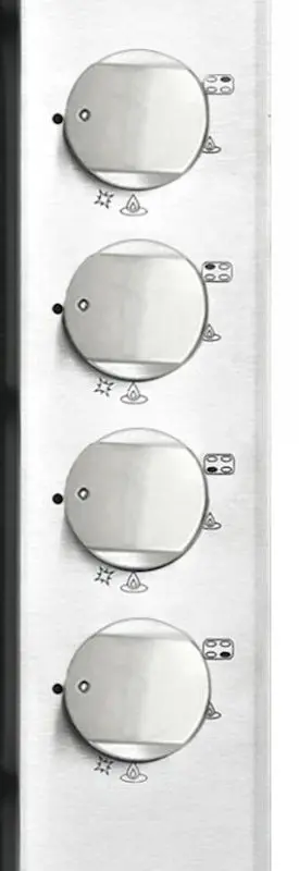 Plita de gaz incorporabila Samus PSG-64SX (Inox)