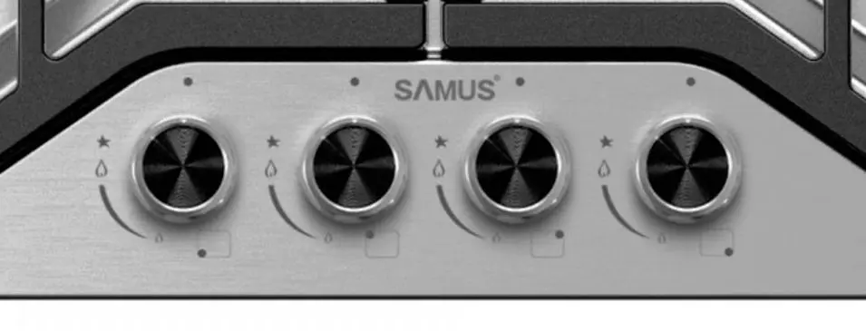 Plita de gaz incorporabila Samus PSG-64SX9 (Inox)