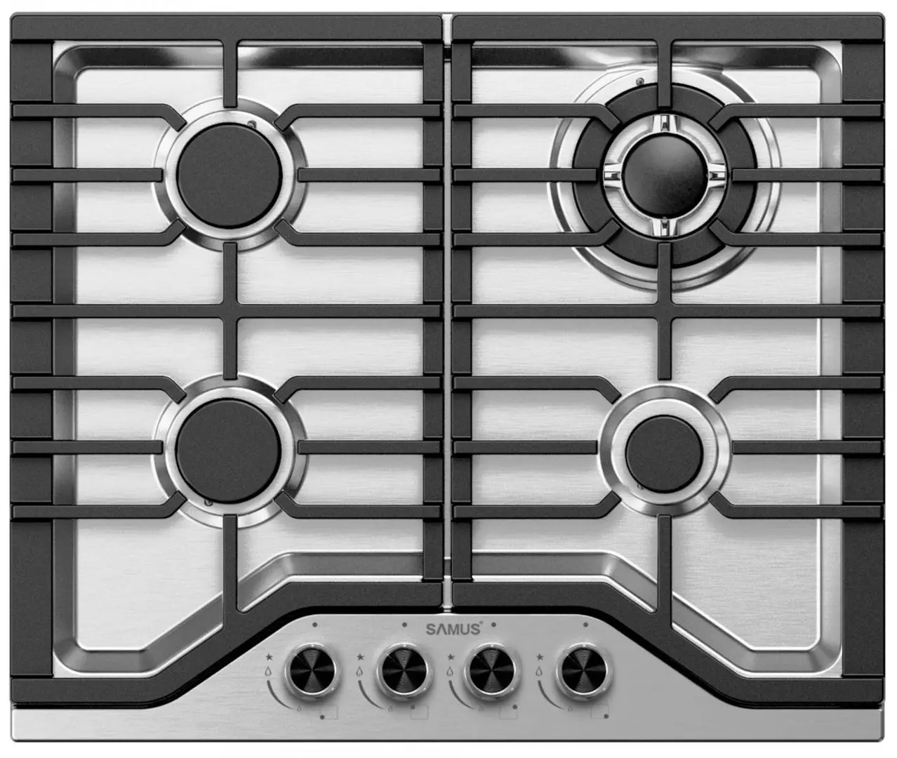 Plita de gaz incorporabila Samus PSG-64SX9 (Inox)