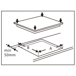 Plita incorporabila cu inductie Samus PSI-64BMG10 (Black) Thumb