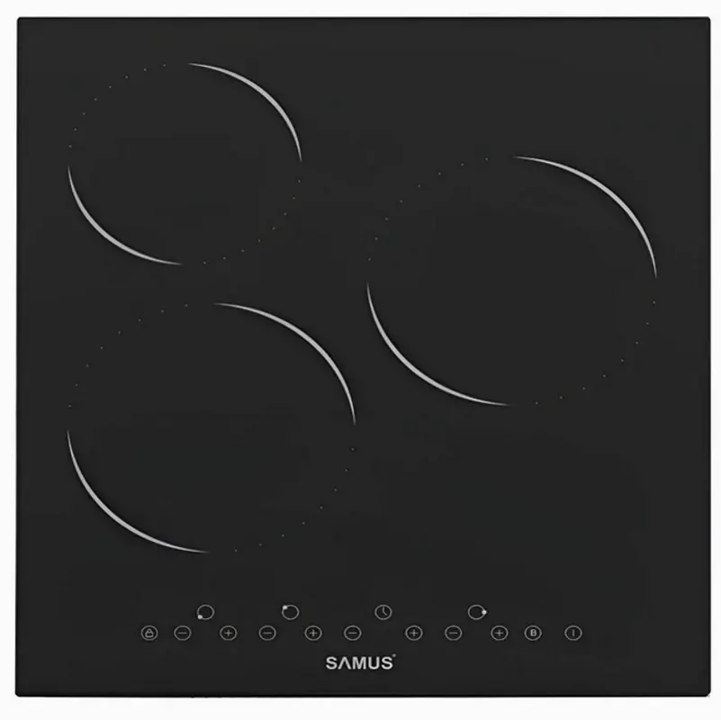 Встраиваемая индукционная варочная панель Samus PSVE-43BMG3 (Black) - 2