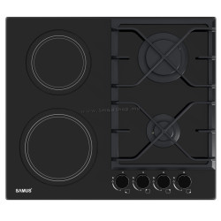 Встраиваемая комбинированная варочная панель Samus PSVG-622BG1 (Black)