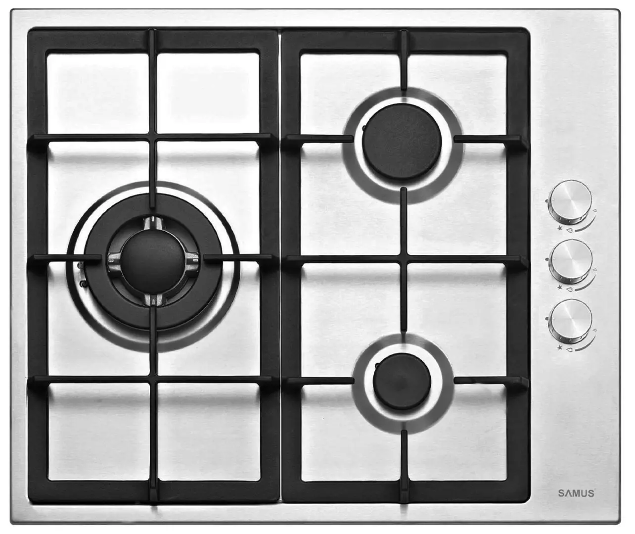 Aragaz incorporabil Samus PSG-63SX1 (Inox)