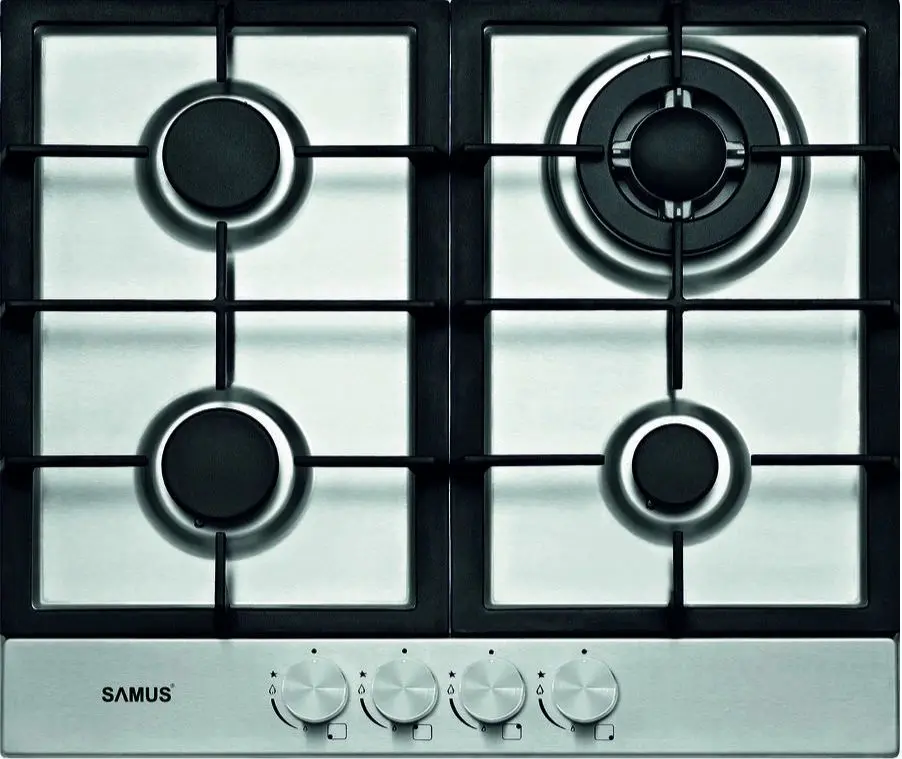 Aragaz incorporabil Samus PSG-64SX2 (Inox)