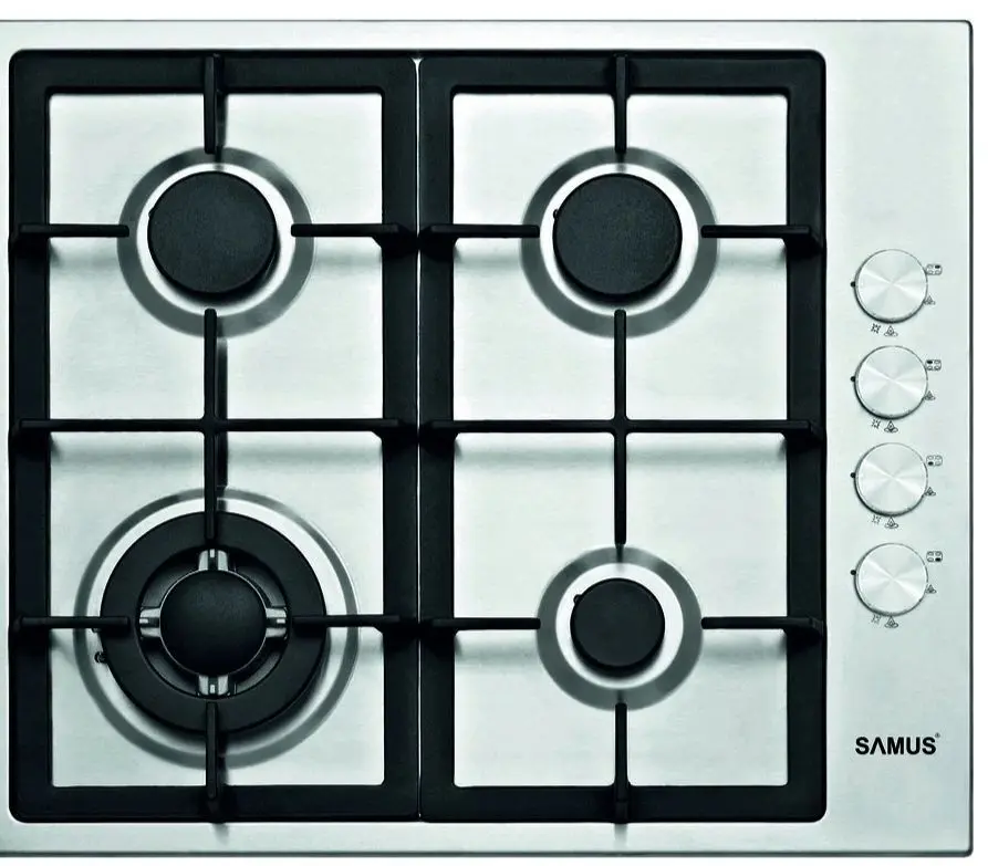 Aragaz incorporabil Samus PSG-64SX4 (Inox)