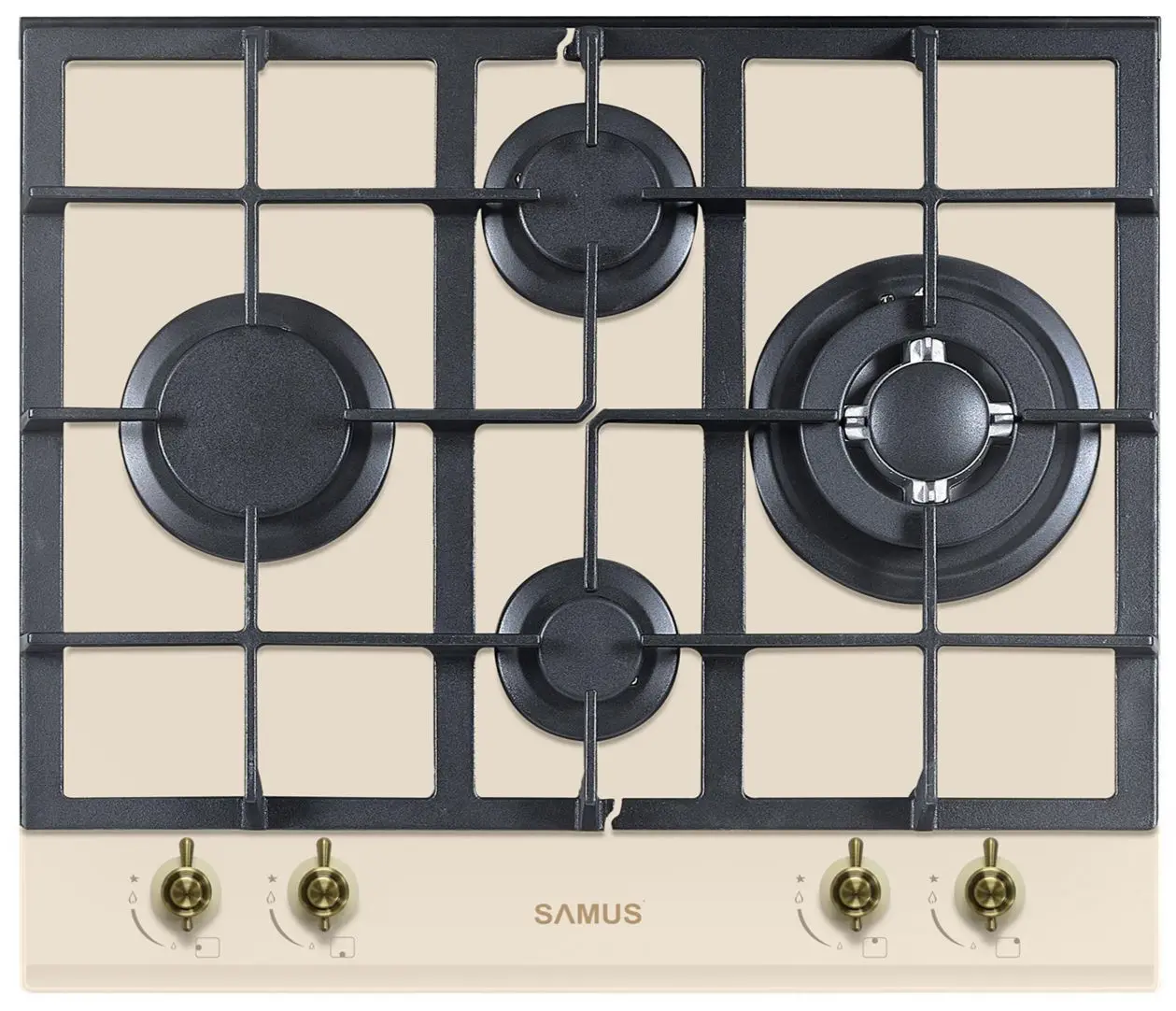 Aragaz incorporabil Samus PSG-64VG1 (Bej)