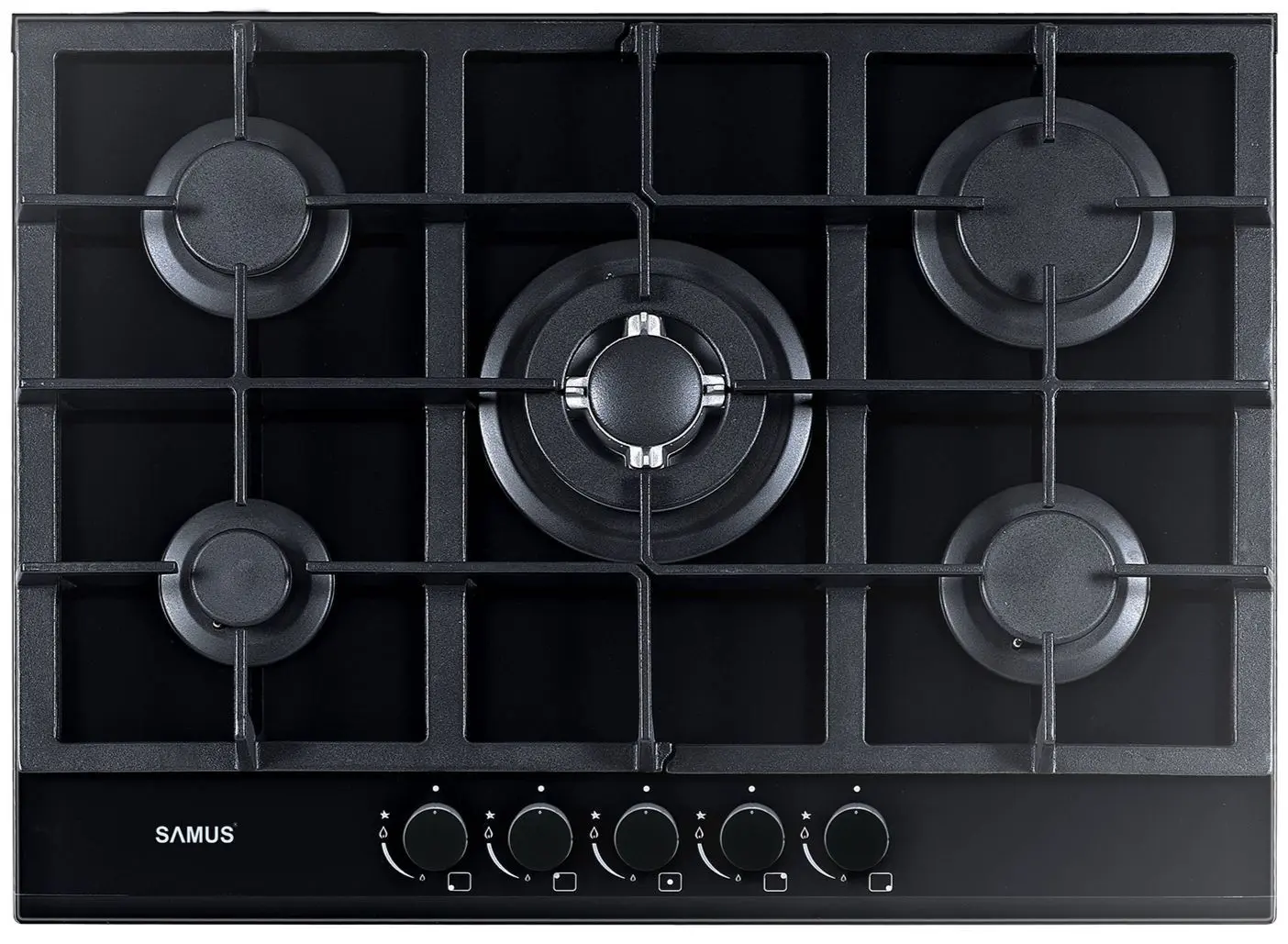 Aragaz incorporabil Samus PSG-75SG (Black)