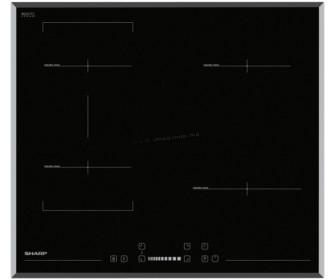 Встраиваемая индукционная варочная панель Sharp KH-6I27NS0I-EU (Black)