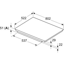 Plita incorporabila cu inductie Siemens ED851HWB1E (Black) Thumb